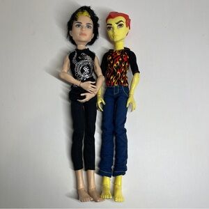 Monster High Boy Lot Jackson Jekyll Picnic Casket Heath Burns Ghoul Fair Doll